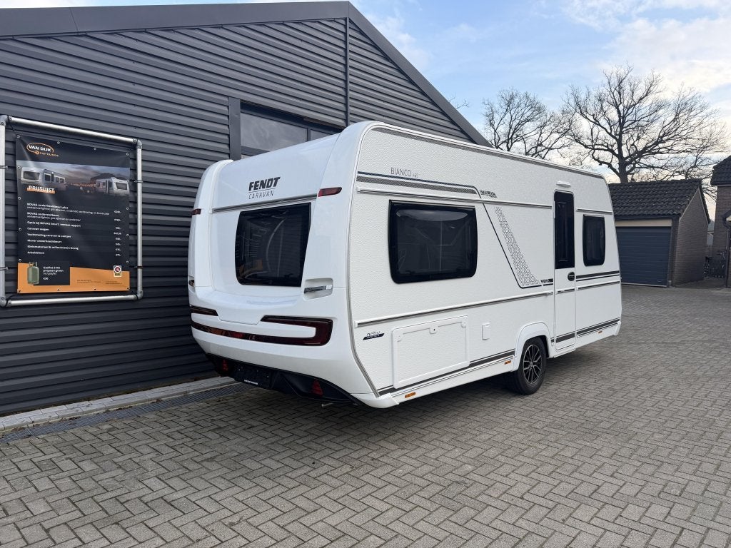 Fendt Bianco Activ 465 SFH nieuw frans bed, zw as, Caravans en Kamperen, Bedrijf, Treinzit, Overige typen, Fendt