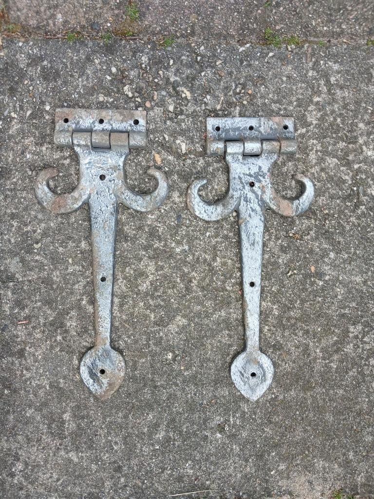 2 zware geheng scharnieren, 27 cm, Ophalen