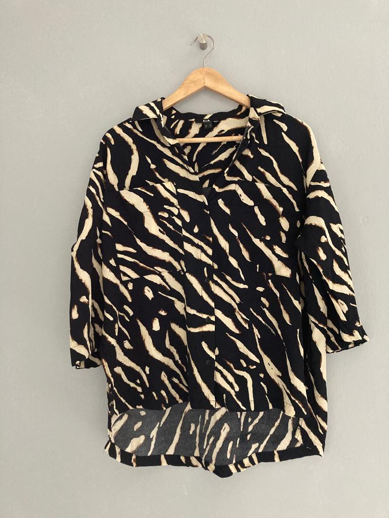 Nieuw !!! Blouse met print, Verzenden, Zo goed als nieuw, Korte mouw