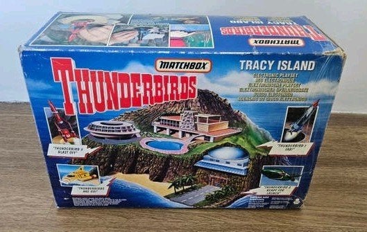 Matchbox Thunderbirds Tracy Island Speelset Vintage, Ophalen of Verzenden, Gebruikt