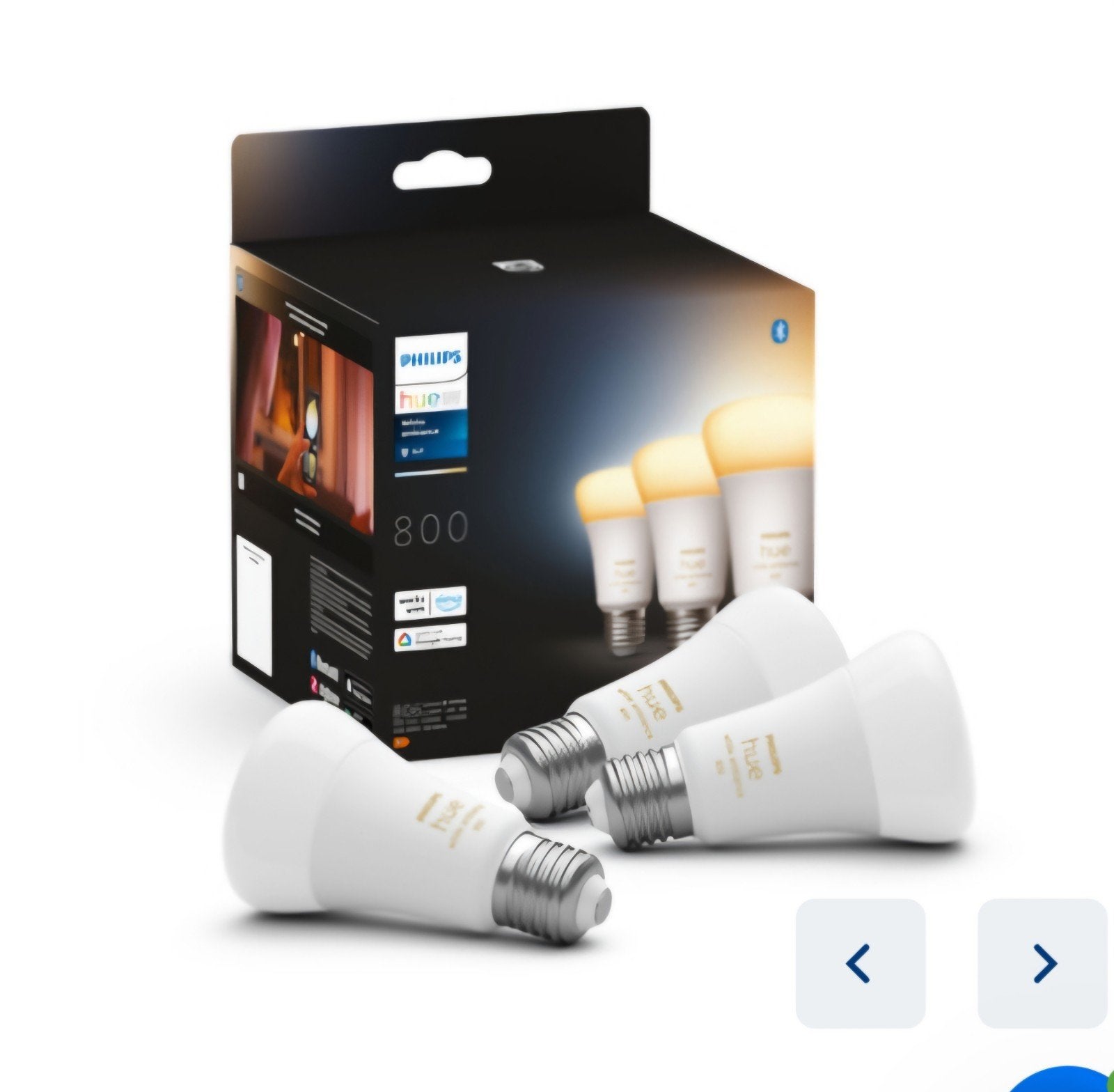 Philips Hue White Ambiance E27 LED Lampen (3 stuks), Huis en Inrichting, Lampen | Losse lampen, Led-lamp, 60 watt of meer, Zo goed als nieuw