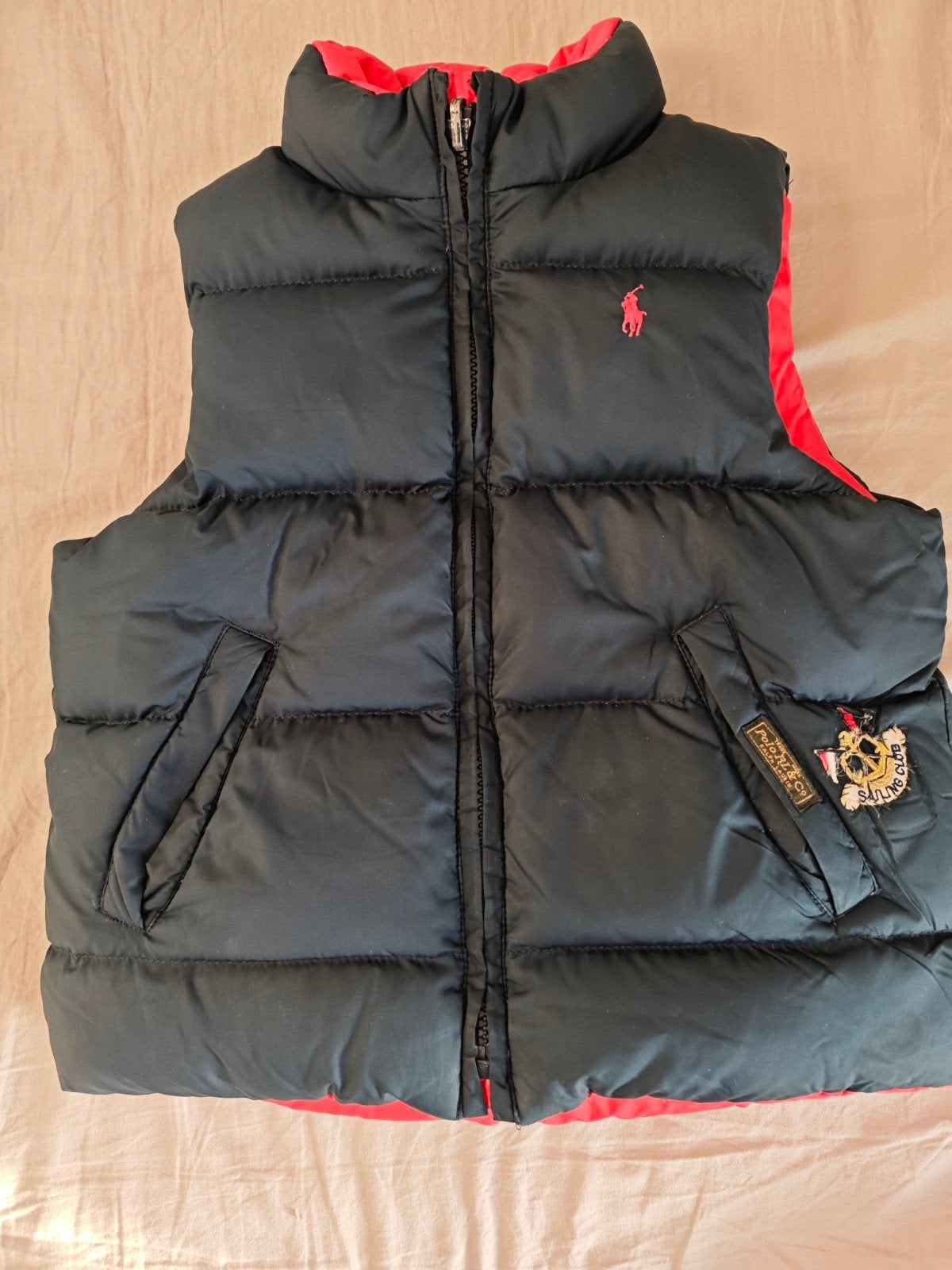 Polo Ralph Lauren omkeerbaar bodywarmer voor kinderen, Gebruikt, Jongen of Meisje, Ophalen of Verzenden, Polo Ralph Lauren