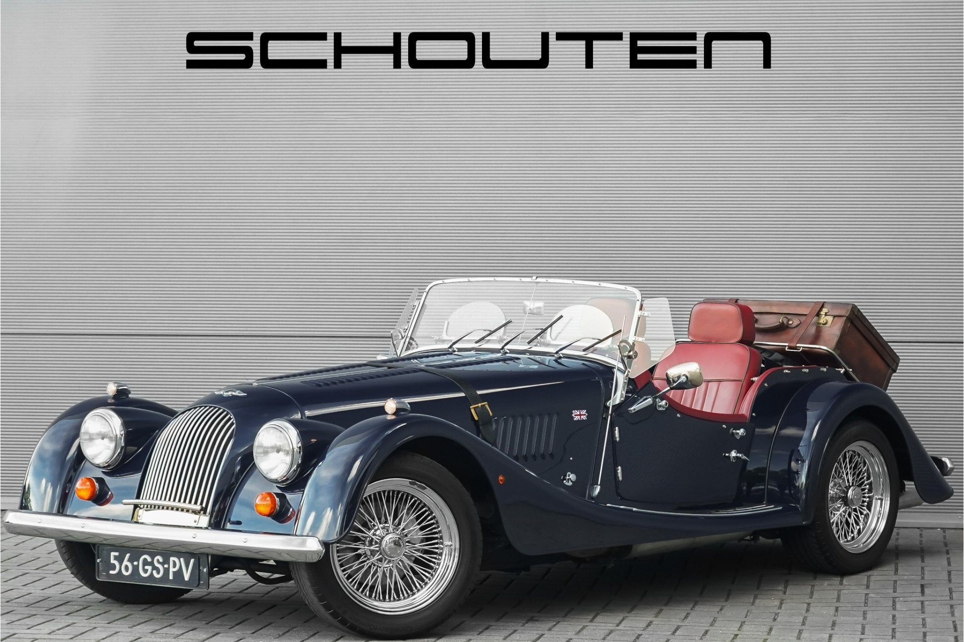 Morgan Plus 3.9 V8 2-seater Orgineel Nederlands (bj 2001), Achterwielaandrijving, 190 pk, Cabriolet, Blauw