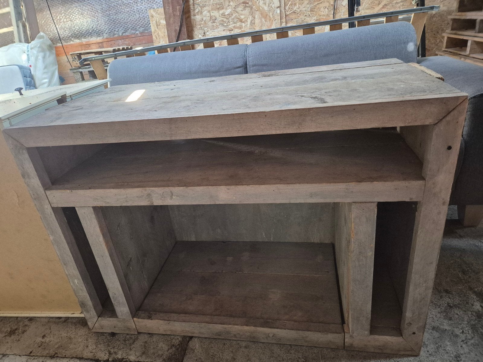 Steigerhouten TV meubel, Gebruikt, Minder dan 100 cm, 25 tot 50 cm, Landelijke, Industriële