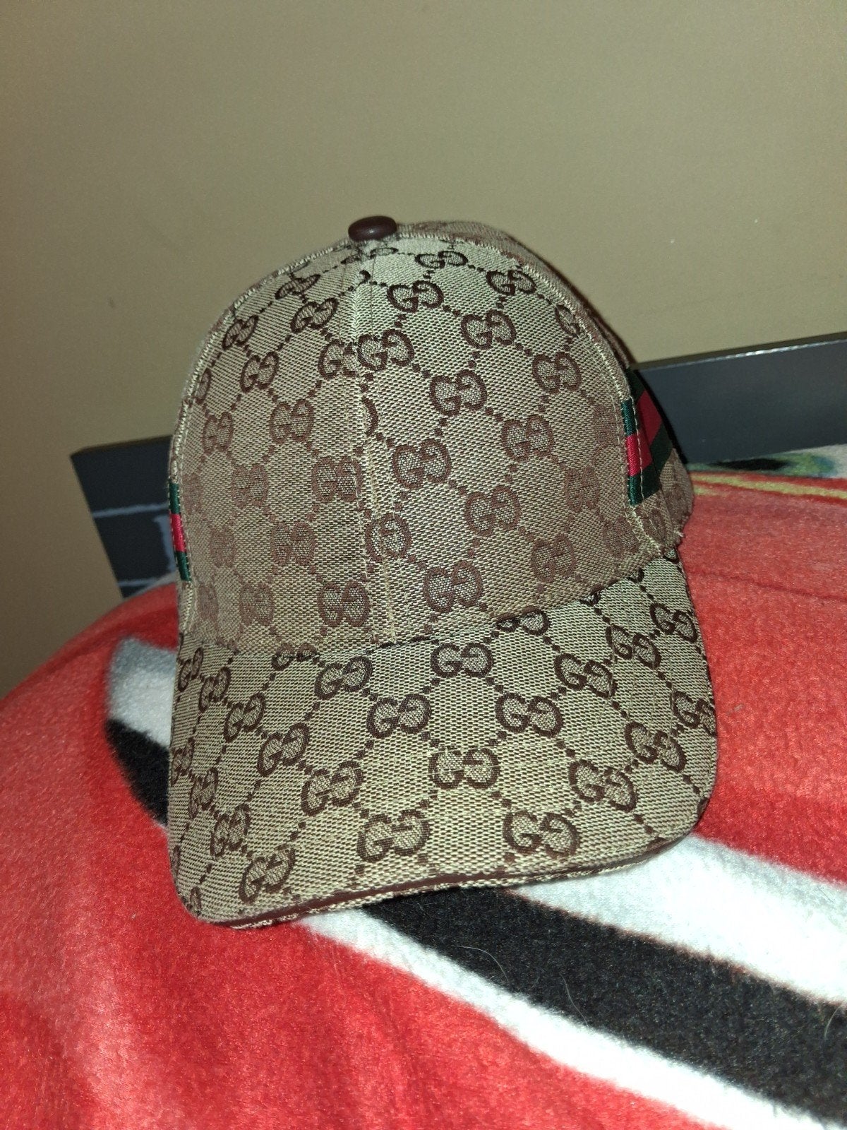 Gucci GG Canvas Baseballpet met Webdetail, Kleding | Heren, Gucci, One size fits all, Ophalen of Verzenden, Pet