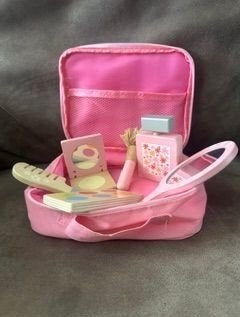 Houten speelset make up, Ophalen of Verzenden, Zo goed als nieuw