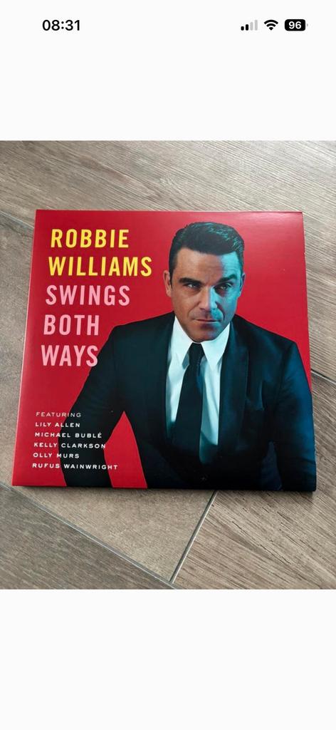 Robbie Williams swings both ways dubbel LP, rare !, Ophalen of Verzenden, Zo goed als nieuw, 12 inch