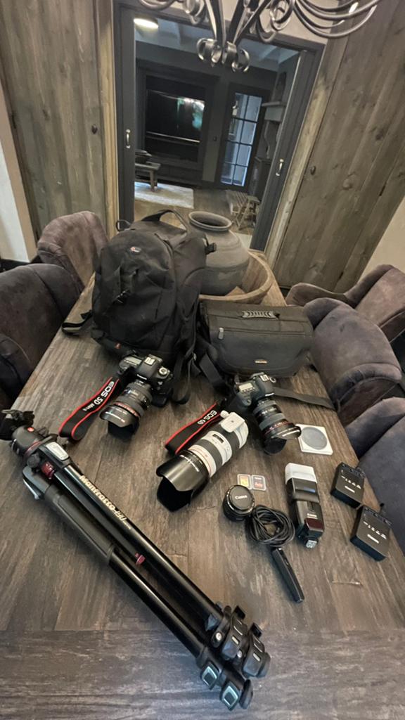 Complete Canon fotografie hobby. Zeer nette staat, Audio, Tv en Foto, Fotocamera's Digitaal, Ophalen, Zo goed als nieuw, Canon