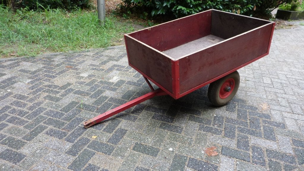 Zitmaaierkar/kruiwagen, Tuin en Terras, Ophalen, Gebruikt
