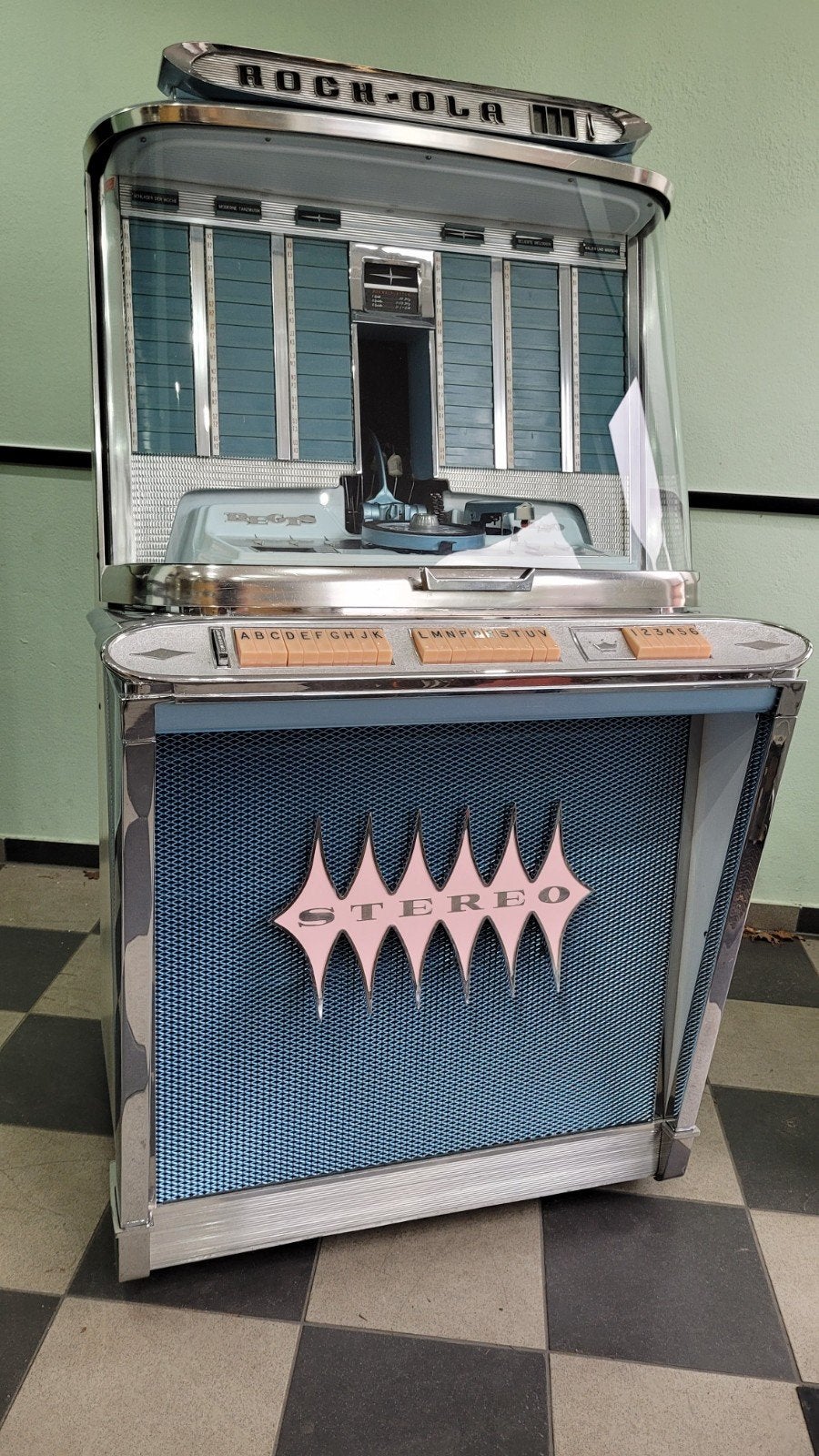 Rock-Ola Regis 120 Jukebox - Vintage Stereo Geluid, Ophalen, Gebruikt, 1960 tot 1970, Rock Ola