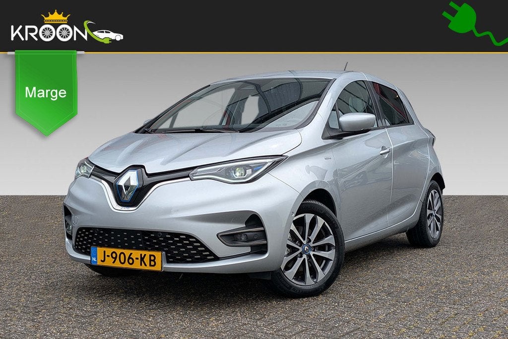 Renault ZOE R135 Edition One 52kWh KOOP ACCU KM Uniek!, 136 pk, Gebruikt, Zwart, Met garantie (alle)