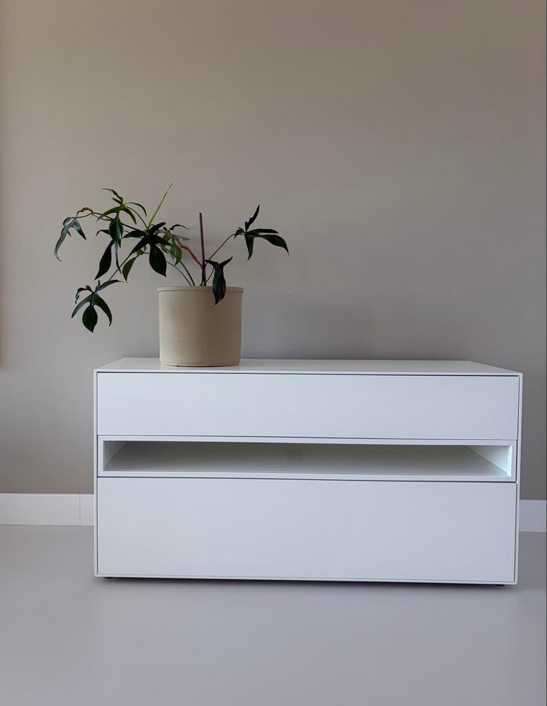 now! by hülsta design tv-meubel, Ophalen, 100 tot 150 cm, Design, Zo goed als nieuw