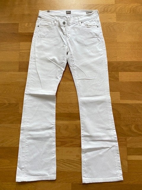 Witte Citizens of Humanity jeans - maat 27, Ophalen, Gedragen, Wit, W27 (confectie 34) of kleiner