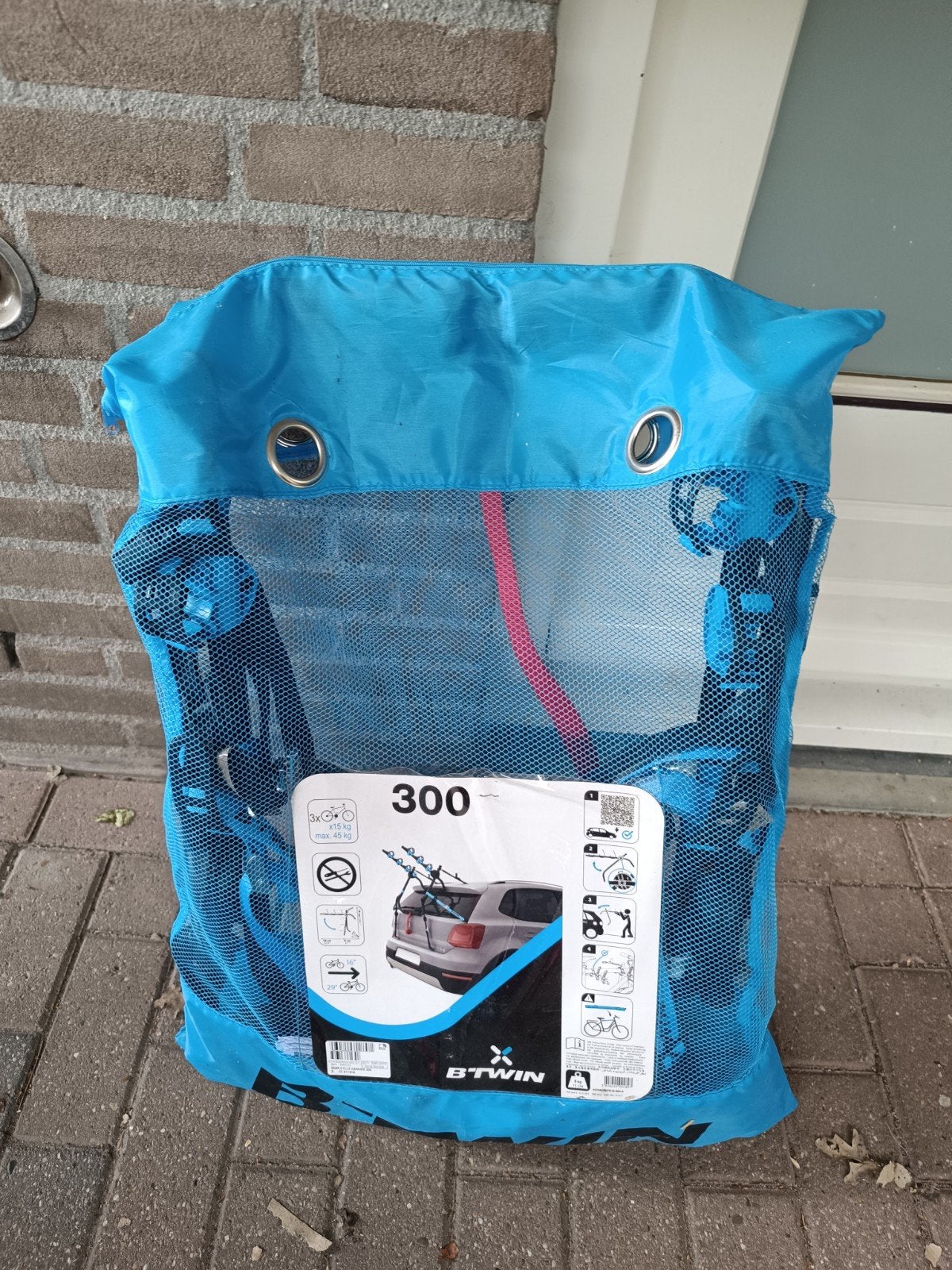 B'Twin Fietsendrager 300 voor 3 fietsen - Achterklep, Ophalen