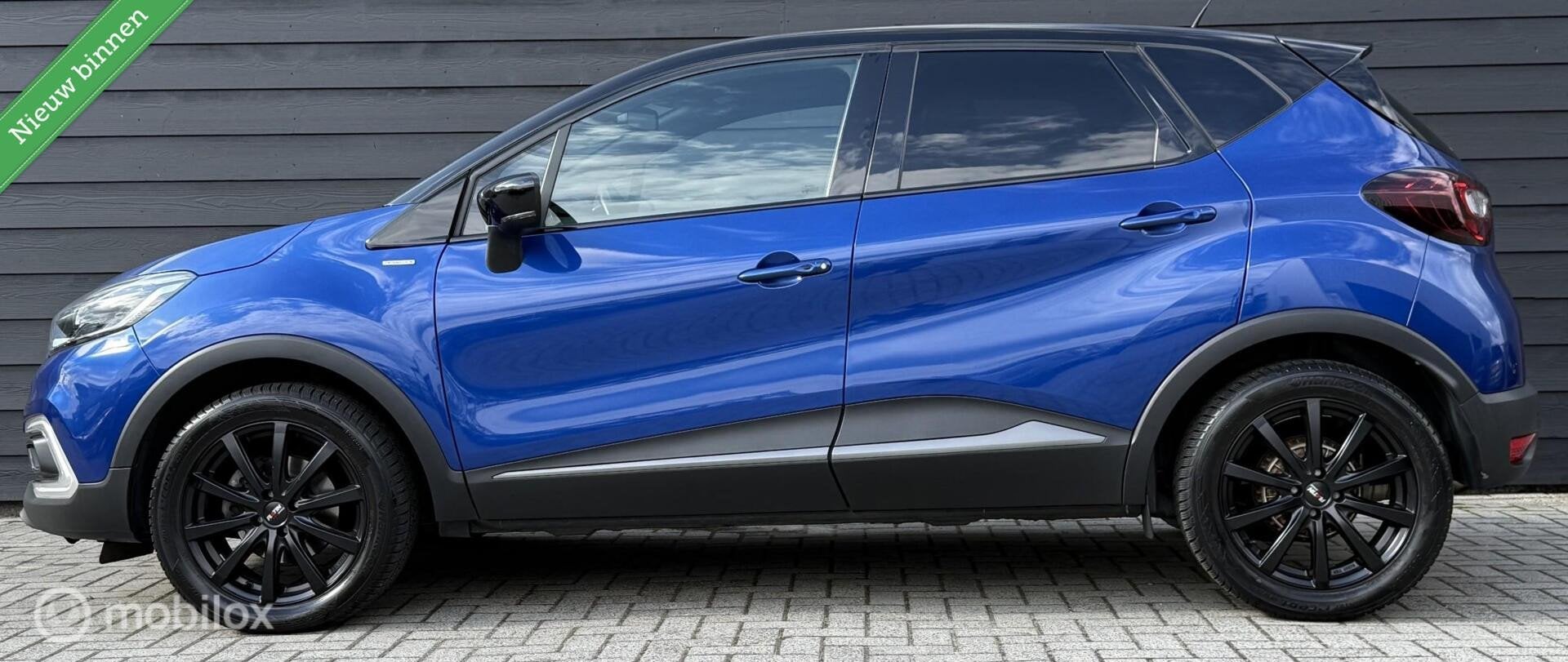Renault Captur 1.3 TCe Version S 150PK Automaat Camera/Winte, Gebruikt, 4 cilinders, Blauw, 1330 cc