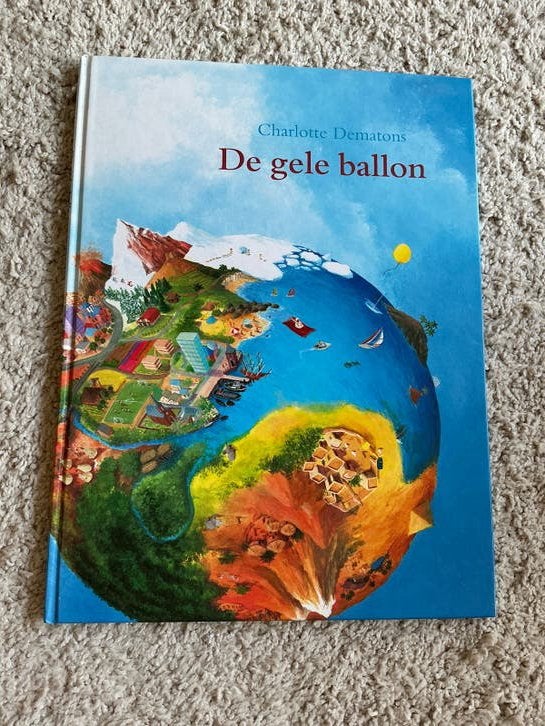 De gele ballon - Charlotte Dematons, Ophalen of Verzenden, Zo goed als nieuw, Uitklap-, Voel- of Ontdekboek, 2 tot 3 jaar