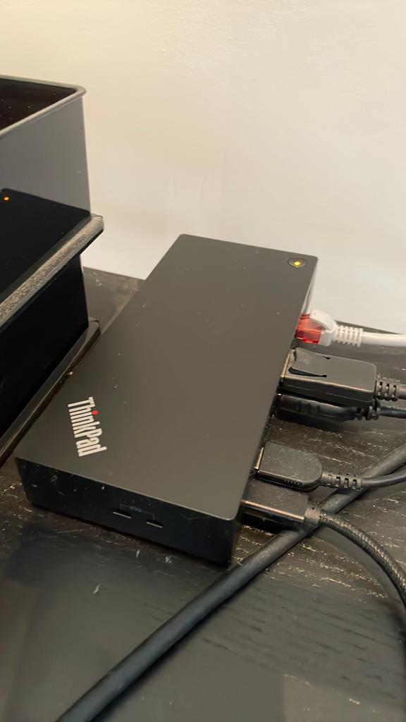 Lenovo ThinkPad Docking Station, Computers en Software, Dockingstations, Ophalen, Gebruikt, Docking station, Laptop