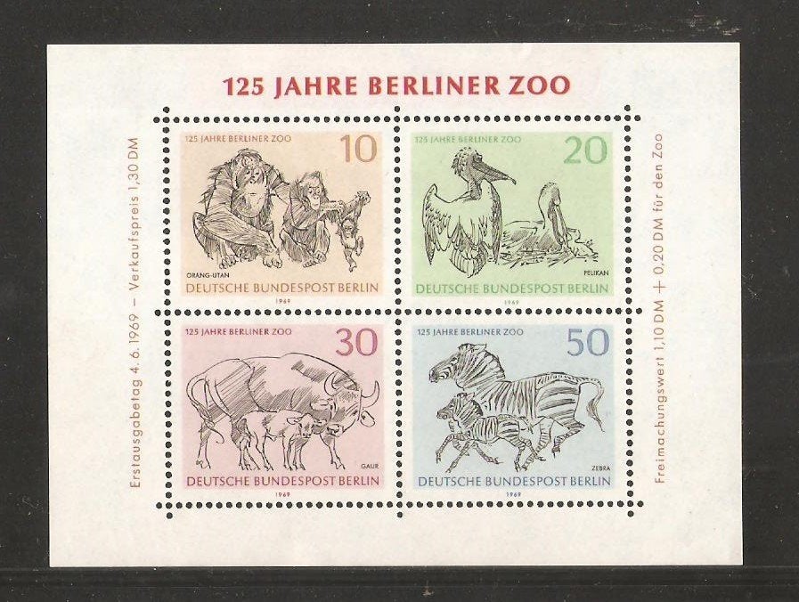 Berlijn, Ophalen of Verzenden, Postfris, Dier of Natuur