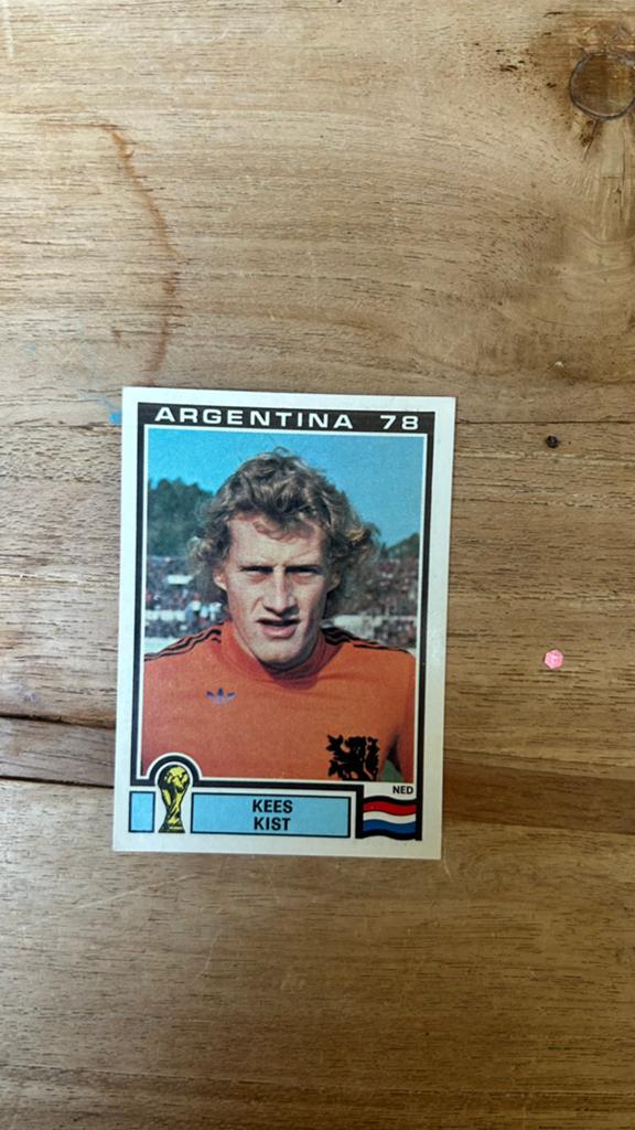 Panini Argentina 78 plaatje Kees Kist WK 78, Verzenden, Zo goed als nieuw, Sticker