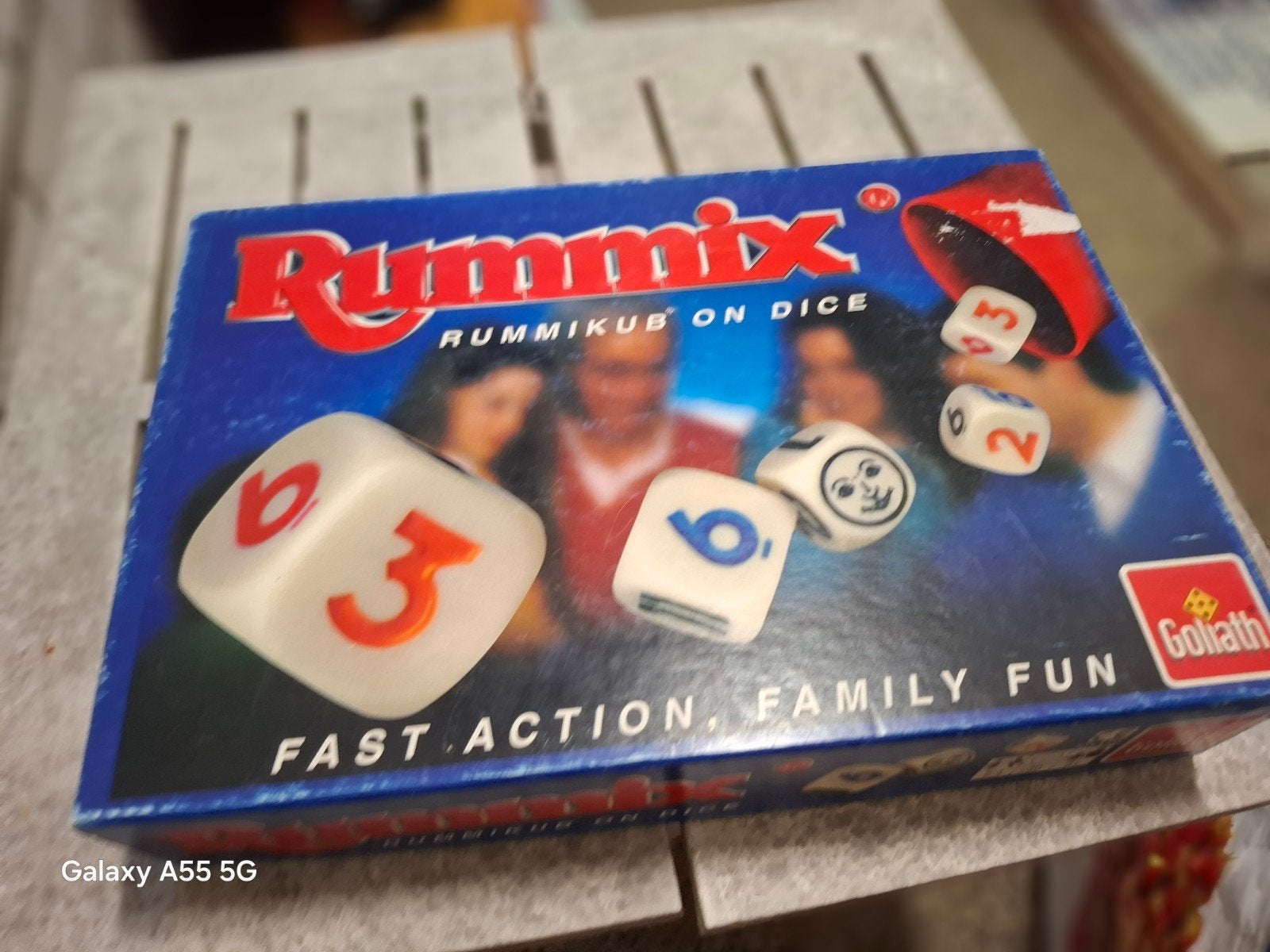 Rummikub op dobbelstenen - Goliath, Goliath, Ophalen of Verzenden, Postbus 100, 8160 AC Epe, Nederland, Een of twee spelers