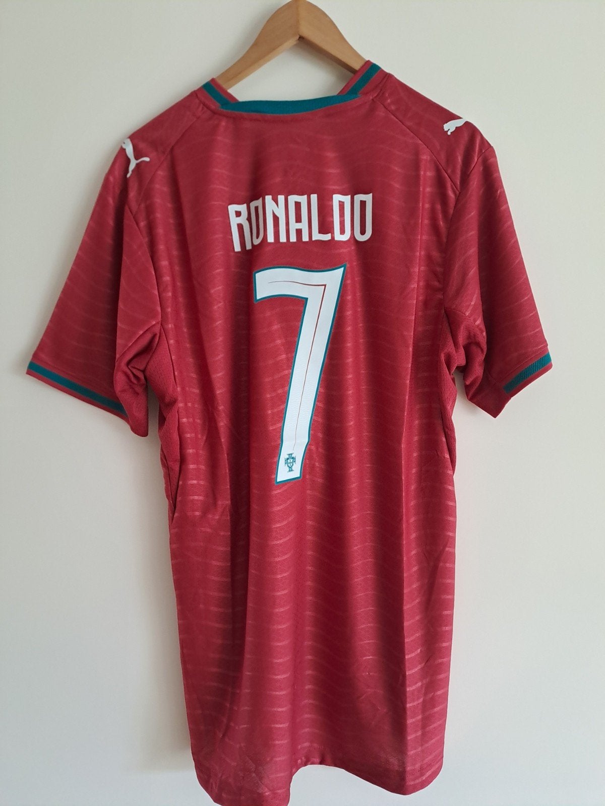 Portugal Ronaldo Thuisshirt Maat XL - Nieuw met labels, Sport en Fitness, Maat XL, Ophalen of Verzenden, Nieuw, Shirt