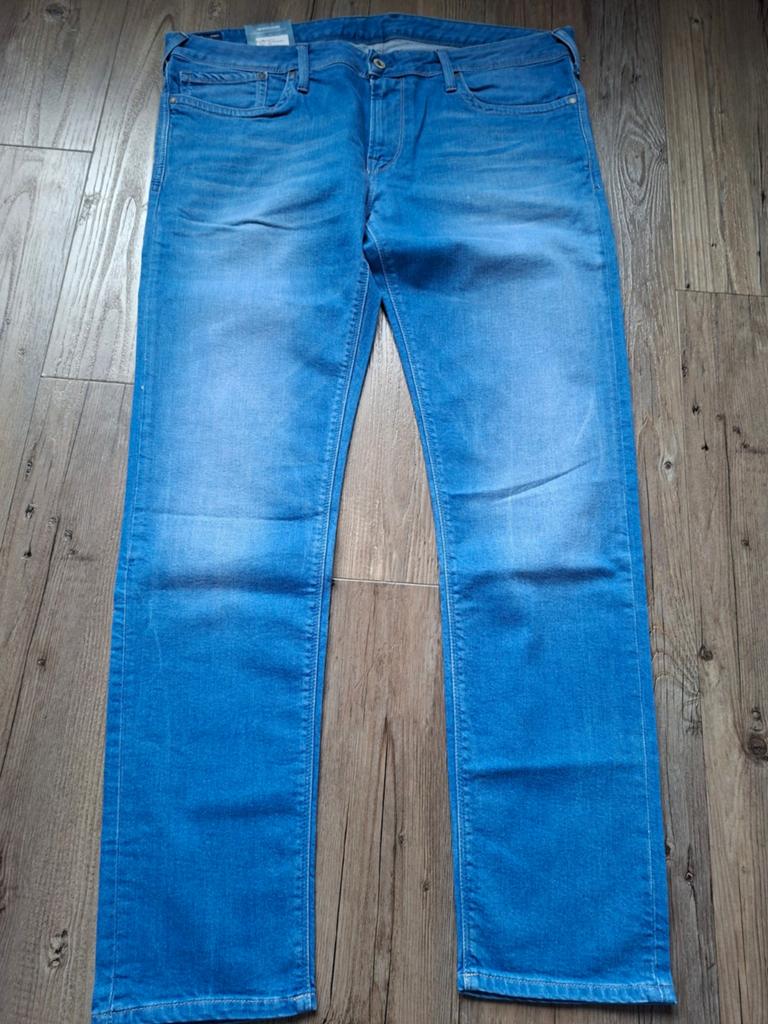 PEPE JEANS Hatch slimfit jeans W38 L32, W36 - W38 (confectie 52/54), Blauw, Nieuw, Ophalen of Verzenden