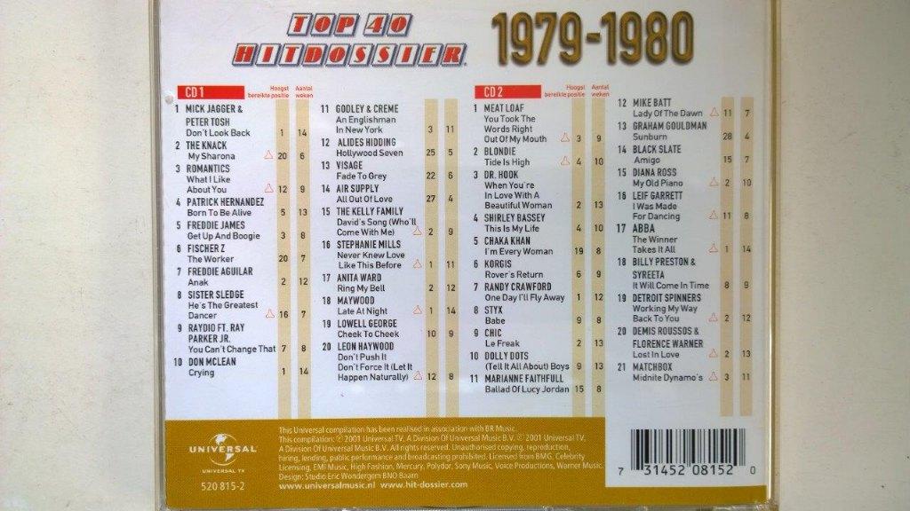 Top 40 Hitdossier 1979-1980, Ophalen of Verzenden, Zo goed als nieuw, Pop