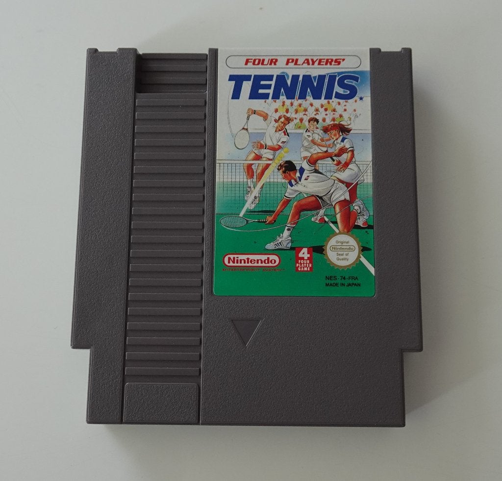Four Players Tennis voor Nintendo NES, Ophalen, 2 spelers, Zo goed als nieuw, Vanaf 3 jaar