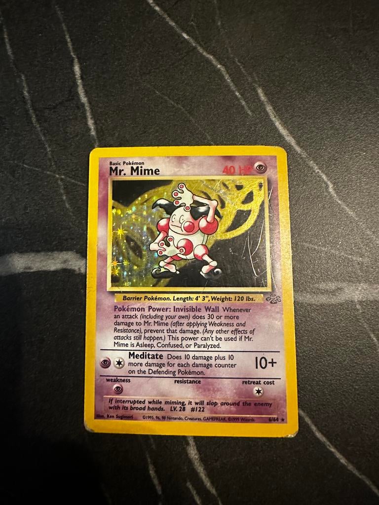 Mr. Mime [Holo] #6/64, Ophalen of Verzenden, Gebruikt, Losse kaart, Foil