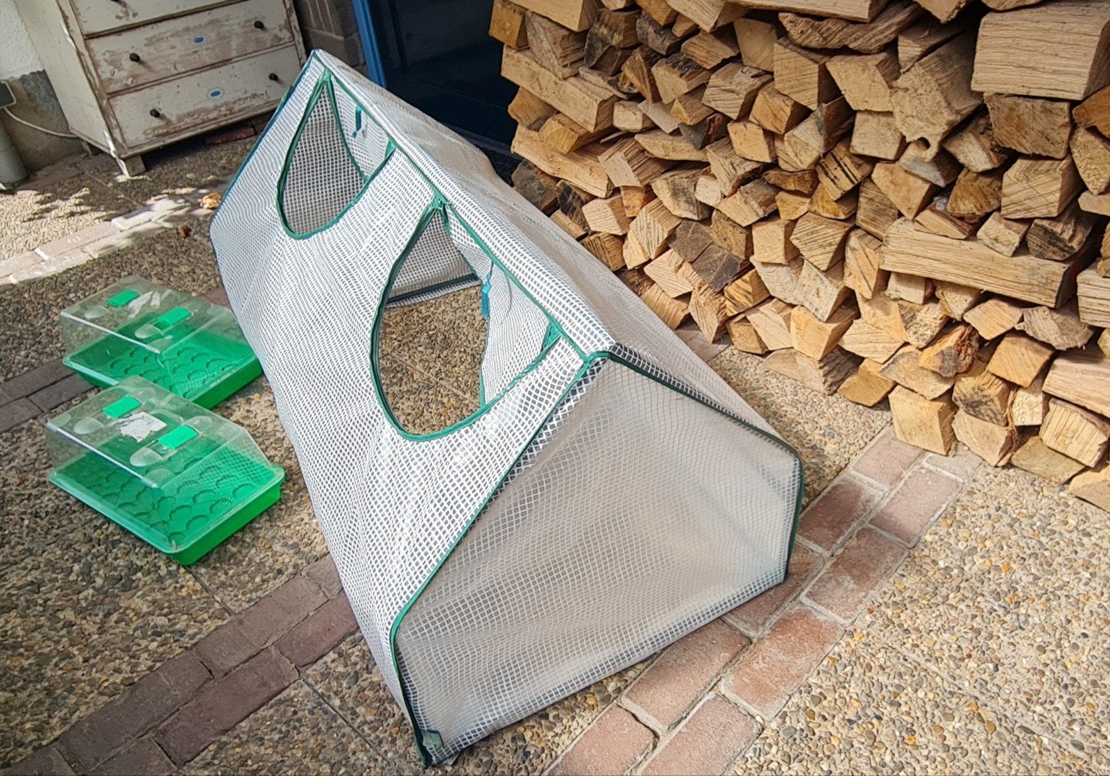 Complete kweektent set voor planten en zaailingen, Ophalen, Zo goed als nieuw, Kweektent