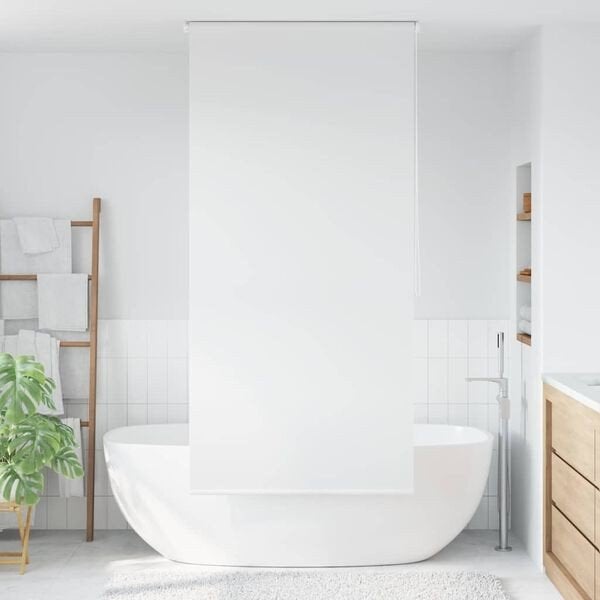 Rolgordijn voor douche 80x240 cm wit, Ophalen, Nieuw, Wit