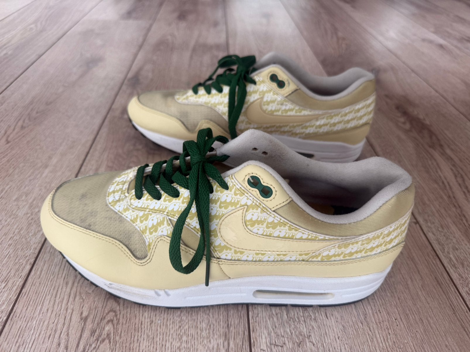Nike air Max 1 lemonades maat 46, Overige kleuren, Ophalen of Verzenden, Sneakers of Gympen, Zo goed als nieuw