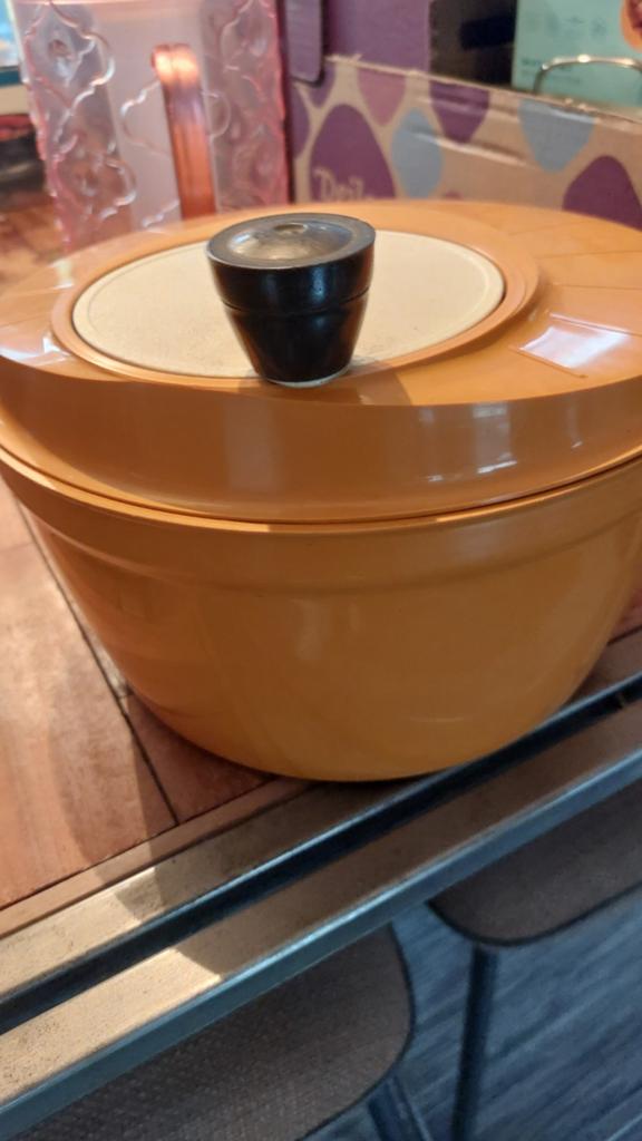 Vintage Moulinex slacentrifuge - Oranje, Ophalen, Kunststof, Overige merken, Oranje