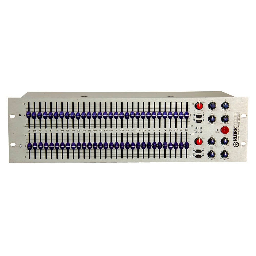 Klark Teknik DN370 dual graphic equaliser, Ophalen of Verzenden, Gebruikt