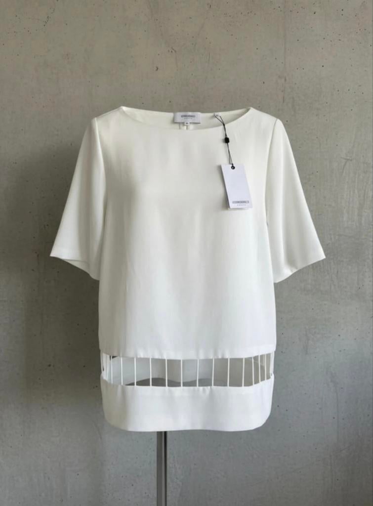 Gerorges Rech witte top maat 38, Kleding | Dames, Tops, Nieuw, Maat 38/40 (M), Wit, Korte mouw, Ophalen of Verzenden