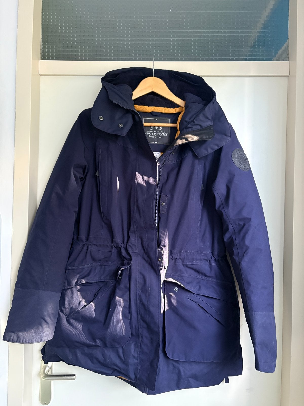 Quechua Winterjas -20C, Donkerblauw, Maat XL, Ophalen of Verzenden, Zo goed als nieuw, Maat 46/48 (XL) of groter, Blauw