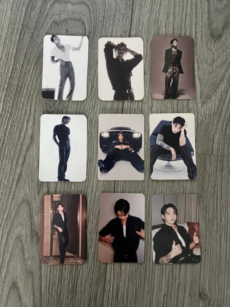 Jungkook BTS fotokaarten, Ophalen of Verzenden, Overige figuren, Zo goed als nieuw, Plaatje, Poster of Sticker