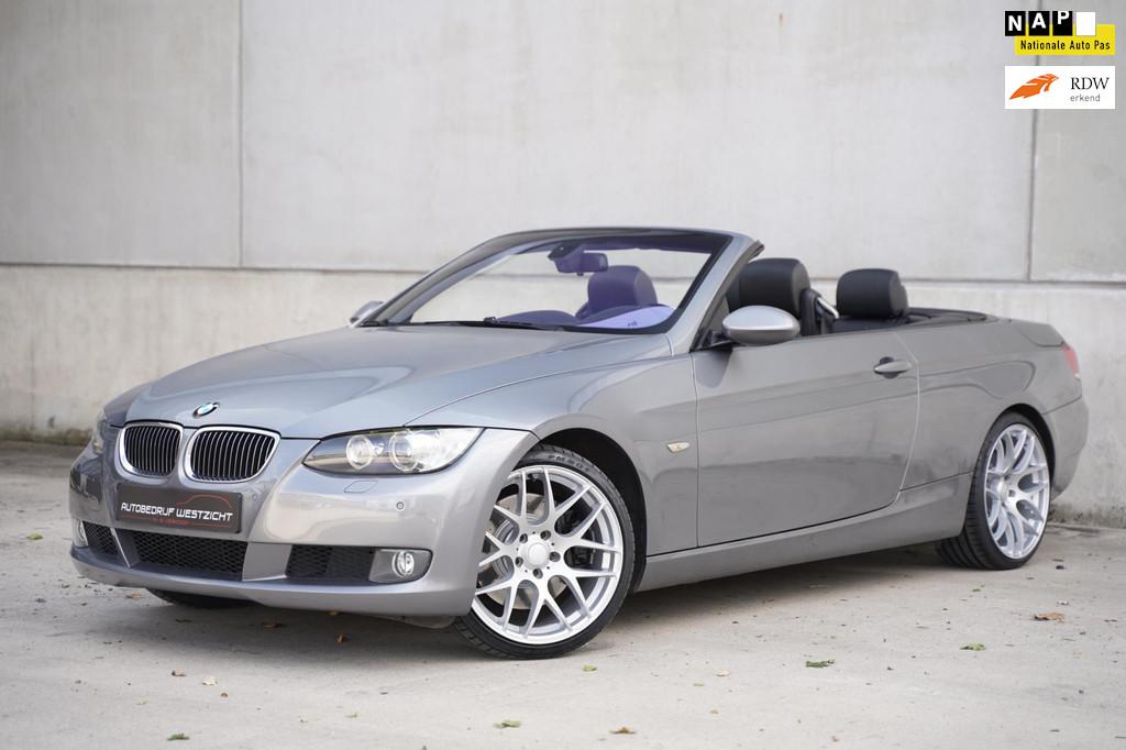 BMW 3-serie Cabrio 330i Executive 272pk Automaat, Leder, Auto's, Achterwielaandrijving, Gebruikt, Zwart, Cabriolet