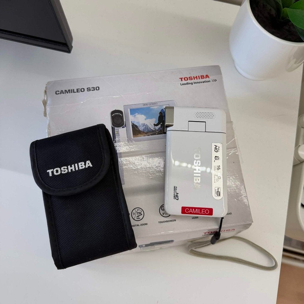 Toshiba Camileo S30 - Wit (Originele doos met accessoires), Audio, Tv en Foto, Toshiba, Overige soorten, Ophalen of Verzenden