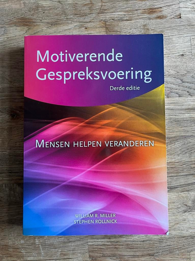 Motiverende Gespreksvoering - 3e editie, Boeken, Studieboeken en Cursussen, Ophalen of Verzenden, Gamma, Nieuw, HBO