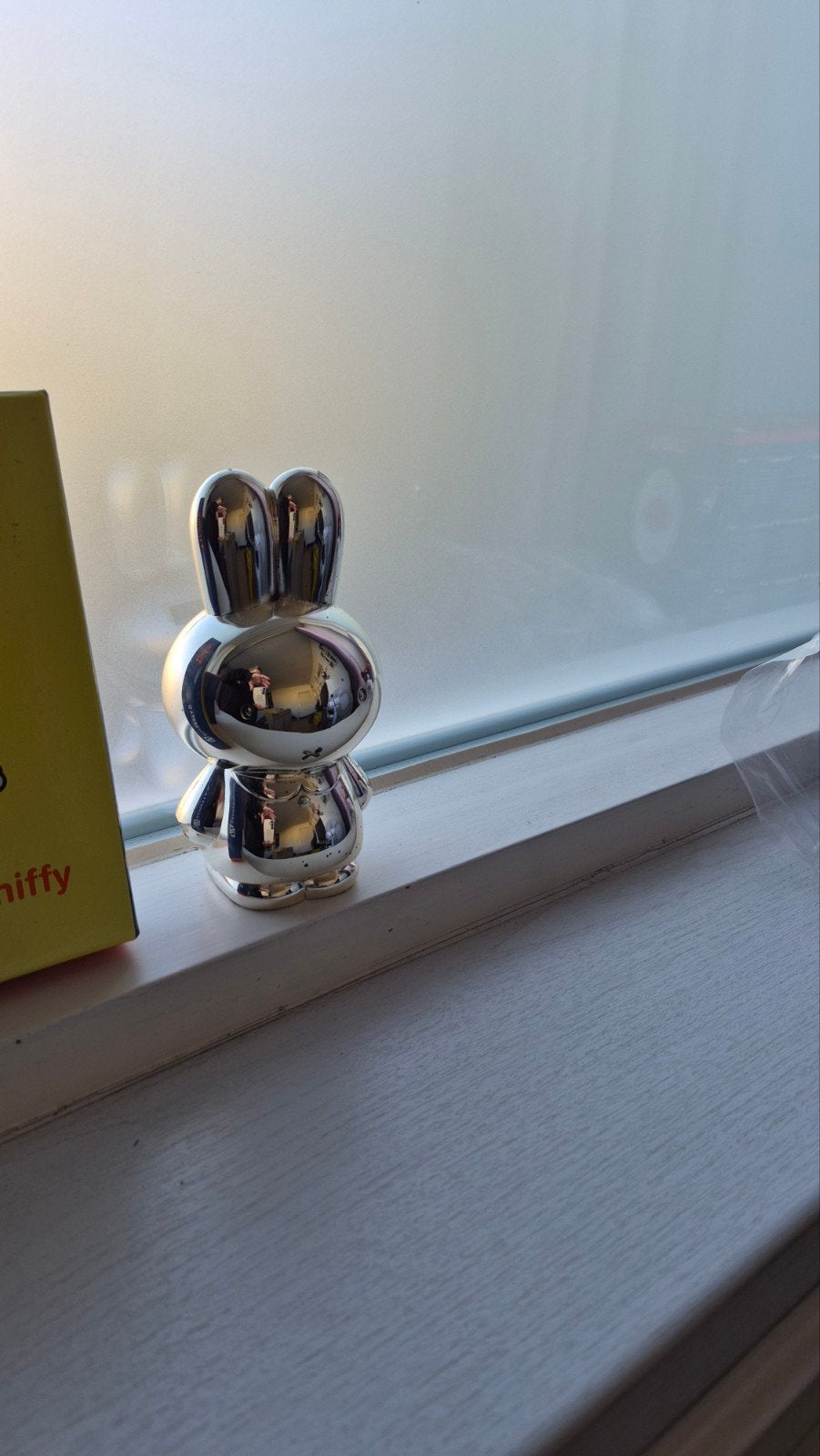 Nijntje spaarpot zilverkleurig - Miffy spaarpot, Ophalen of Verzenden, Zo goed als nieuw, Zilver