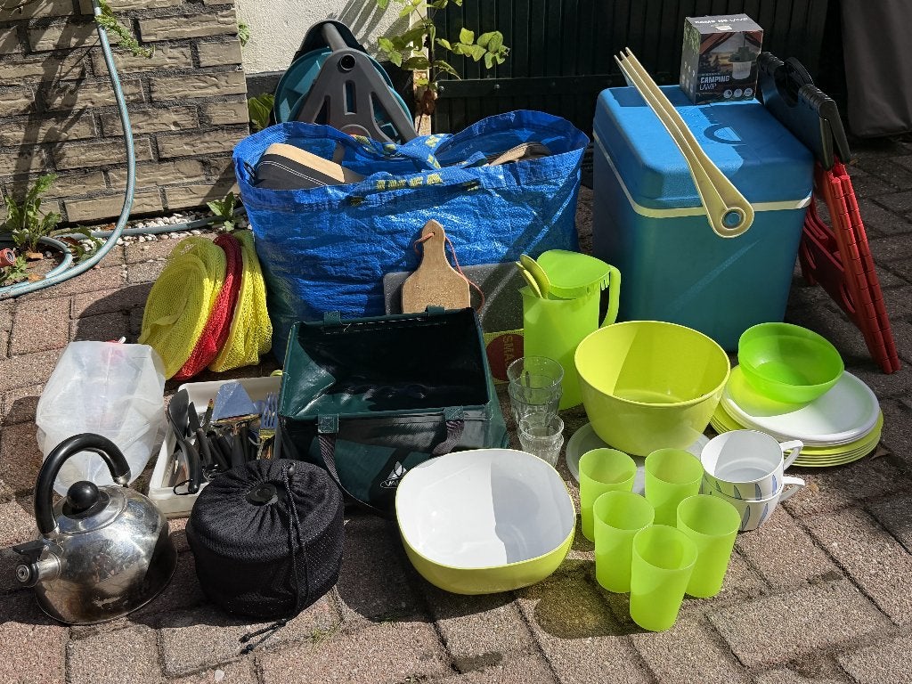 Kampeer keukenspullen Mepal, Bo-camp en Campingaz, Ophalen of Verzenden, Gebruikt, Tot en met 4