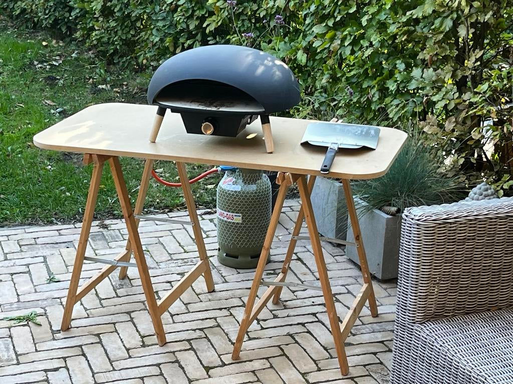 Le Feu pizzaoven op gas - Perfect voor buiten koken!, Ophalen, Zo goed als nieuw