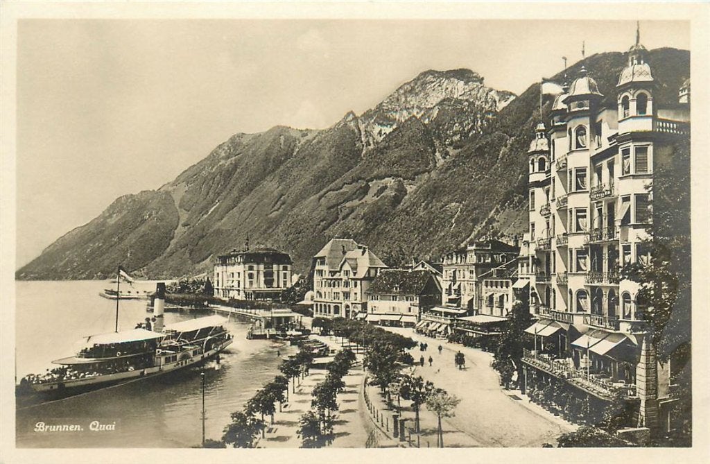 701-444-025 Brunnen Quai, Verzenden, Voor 1920, Overig Europa