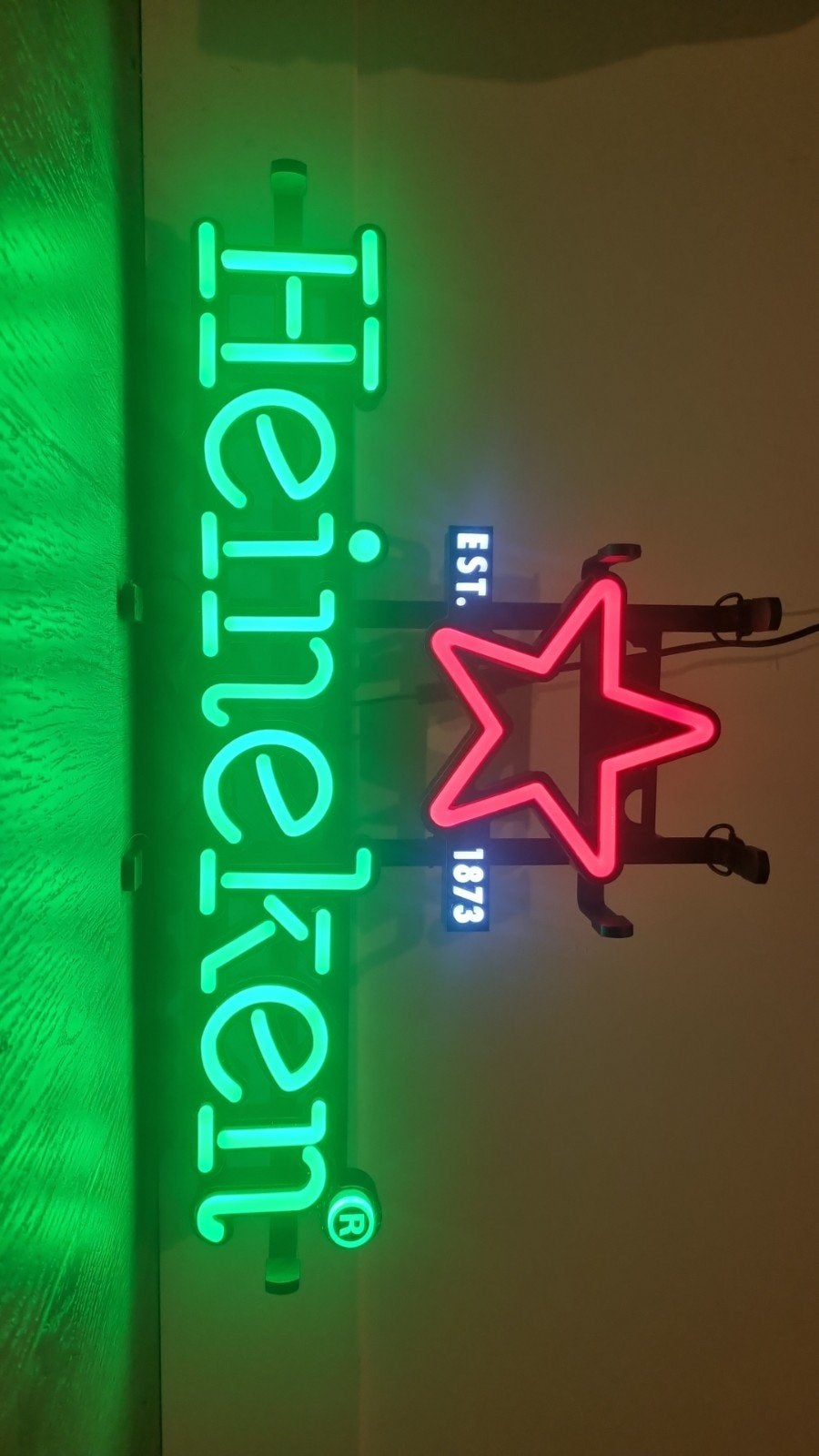 Heineken LED Neon Reclamebord - Nieuw in Doos, Ophalen of Verzenden, Nieuw