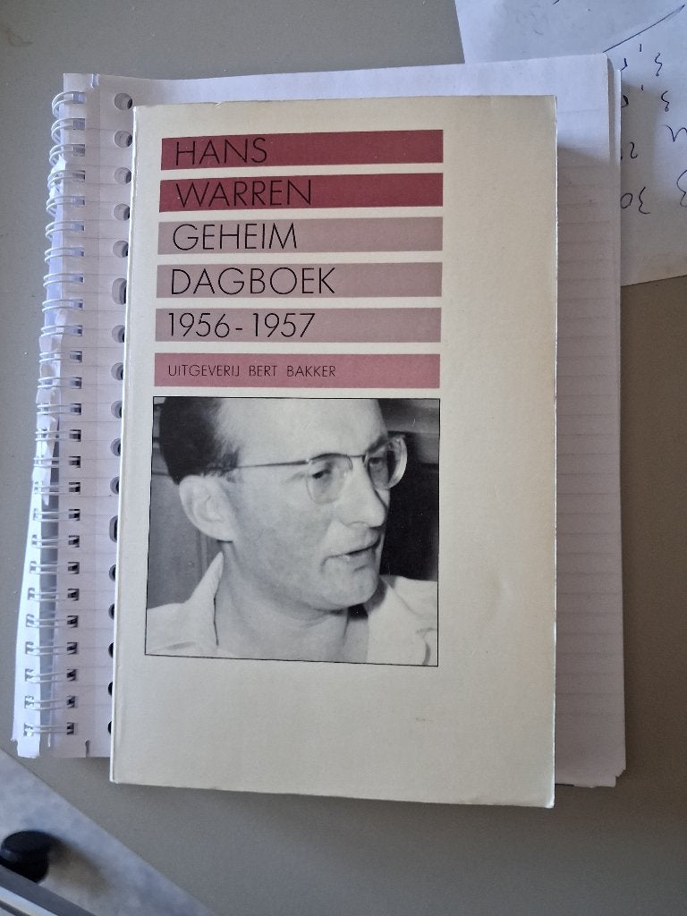 Hans Warren - Geheim Dagboek 1956-1957, Boeken, Ophalen of Verzenden, Gelezen, Hans Warren, Nederland