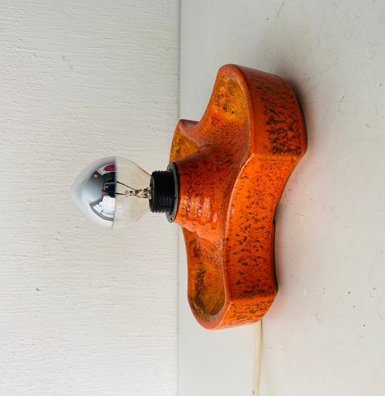 Keramiek jaren 70 tafellamp / wandlamp, Verzamelen, Retro, Ophalen of Verzenden, Huis en Inrichting