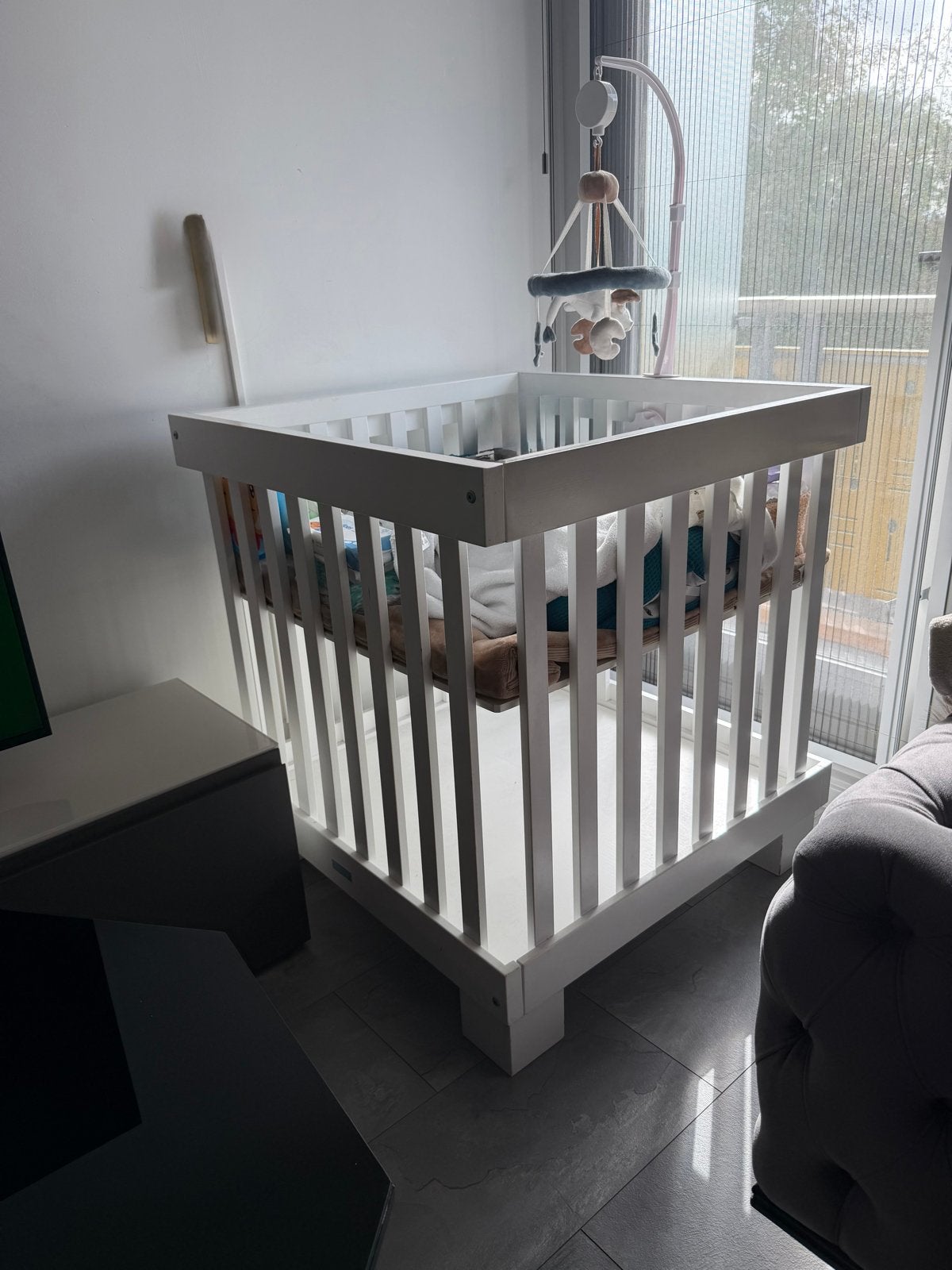 Bopita box wit - Zo goed als nieuw, Ophalen of Verzenden, Zo goed als nieuw, Vierkant, In hoogte verstelbaar