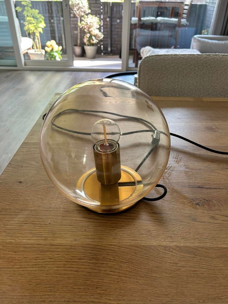 Gouden lampje inclusief lichtbron, Ophalen, Zo goed als nieuw, Glas, Minder dan 50 cm