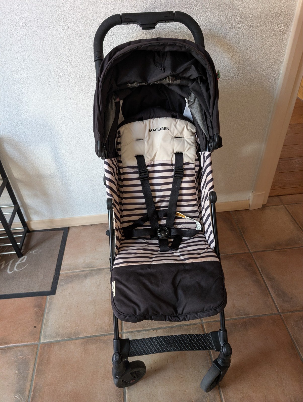 buggy maclararen quest arc zwart wit, Ophalen, Maclaren, Regenhoes